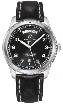 Buy this new Breitling Aviator 8 Automatic Day Date 41 a45330101b1x2 mens watch for the discount price of £2,965.00. UK Retailer.